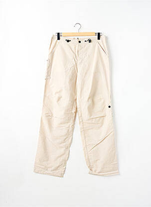 Pantalon droit tissage popeline taille normale beige TEDDY SMITH homme