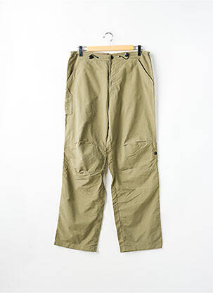 Pantalon droit tissage popeline taille normale vert TEDDY SMITH homme