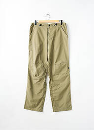 Pantalon droit tissage popeline taille normale vert TEDDY SMITH homme