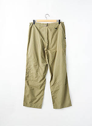 Pantalon droit tissage popeline taille normale vert TEDDY SMITH homme