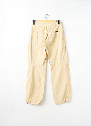 Pantalon droit tissage popeline taille normale beige TEDDY SMITH homme