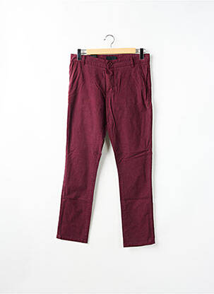 Pantalon chino rouge VITO pour homme