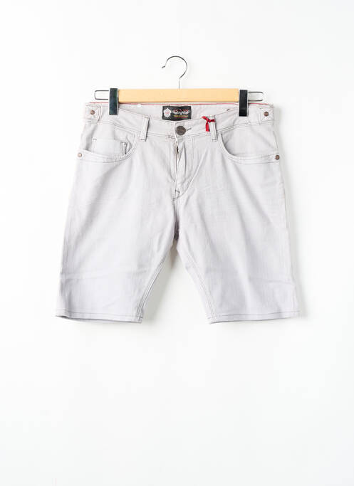 Bermuda poches taille normale gris FIVE PM homme