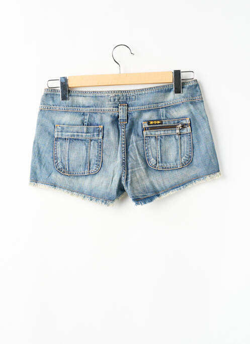 Short tissage denim taille basse bleu RWD femme
