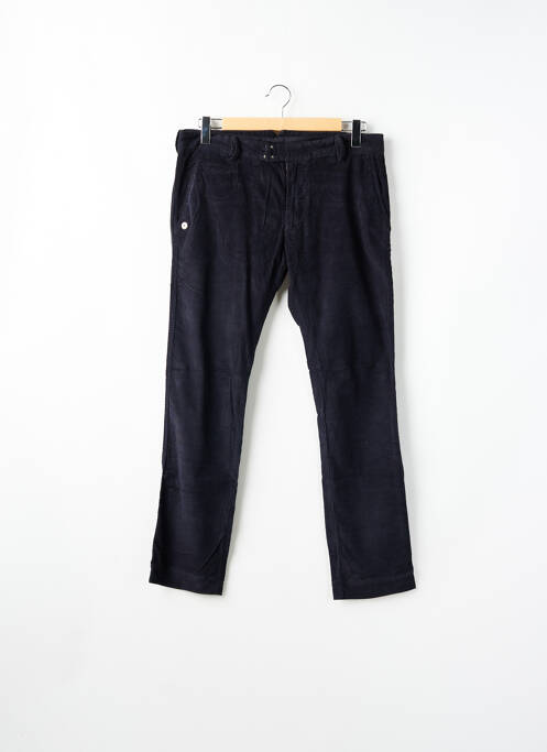 Pantalon chino fermeture zippée sous rabat avec crochet taille basse bleu DIESEL homme