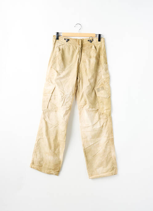 Pantalon cargo taille élastique taille haute beige TEDDY SMITH homme