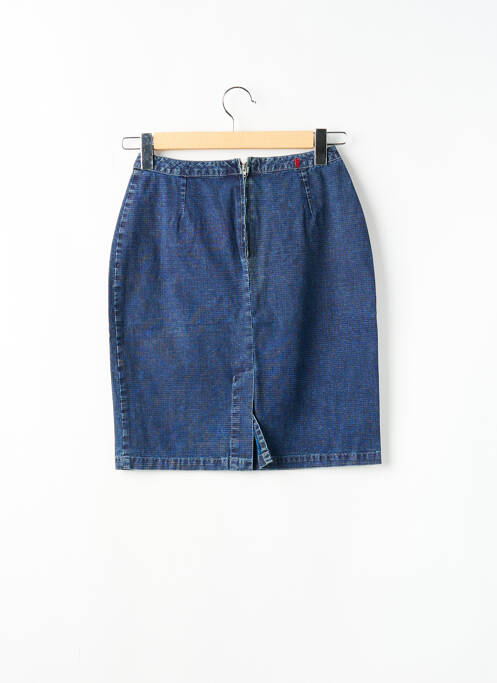 Jupe mi-longue bleu TEDDY SMITH pour femme