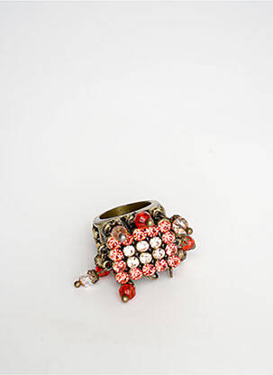 Bague ornement breloque / pampille or SANS MARQUE femme