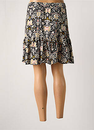 Jupe mi-longue taille normale noir GARCIA femme