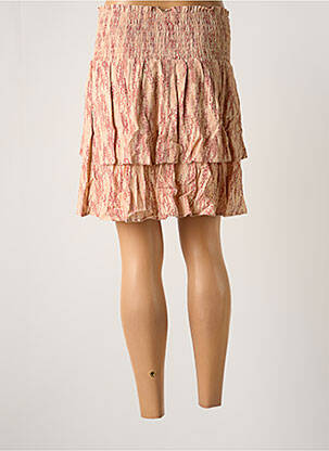 Jupe mi-longue taille normale rose YAYA femme
