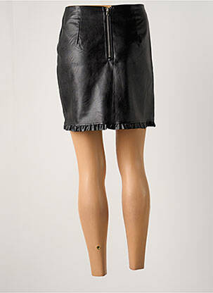 Jupe courte fermeture zippée au dos noir JUBYLEE femme