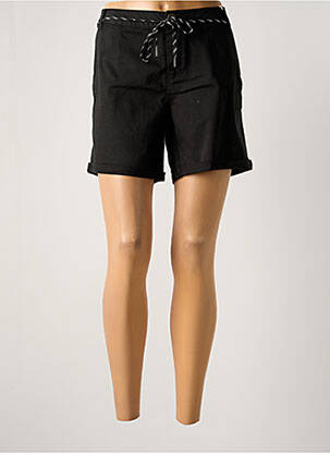 Short fermeture zippée sous rabat boutonné taille normale noir GARCIA femme