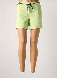 Short fermeture zippée sous rabat boutonné taille normale vert clair GARCIA femme