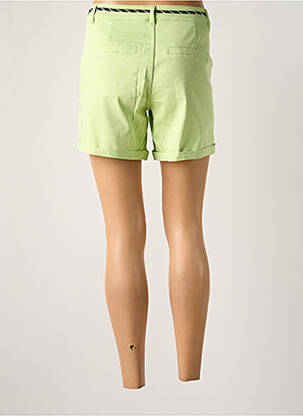 Short fermeture zippée sous rabat boutonné taille normale vert clair GARCIA femme