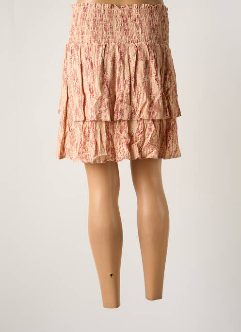 Jupe mi-longue rose YAYA pour femme