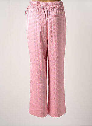 Pantalon chino tissage popeline taille normale rose YAYA femme