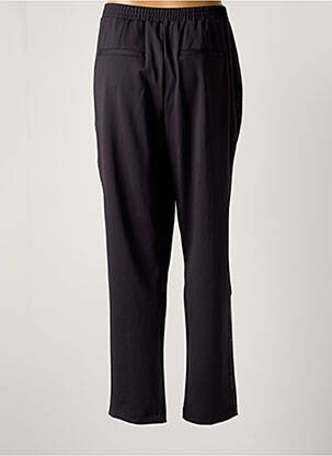 Pantalon chino broderie galons latéraux taille normale noir GARCIA femme