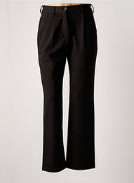 Pantalon chino tissage popeline taille normale noir CALIE femme