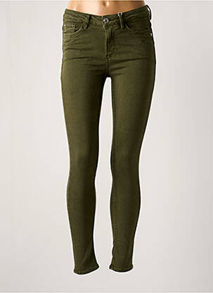 Jeans skinny taille normale taille normale vert GARCIA femme