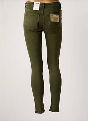 Jeans skinny taille normale taille normale vert GARCIA femme