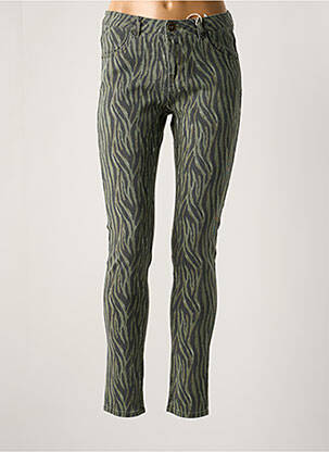 Jeans skinny taille normale taille normale vert GARCIA femme