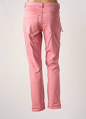 Jeans coupe slim stretch taille normale rose RED BUTTON femme