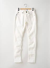 Jeans coupe slim stretch taille normale beige GARCIA femme