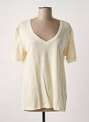 T-shirt beige YAYA pour femme seconde vue