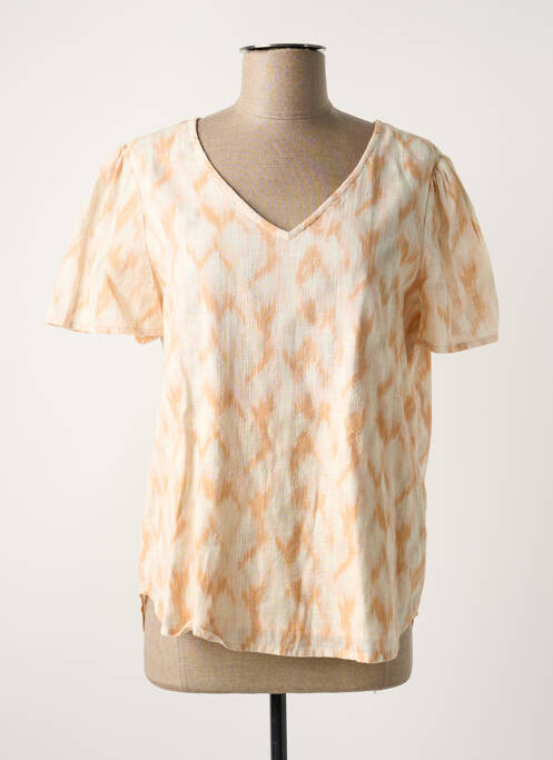 Blouse orange B.YOUNG pour femme