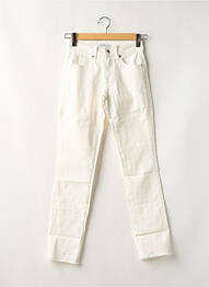 Jeans coupe slim stretch taille normale blanc RED BUTTON femme