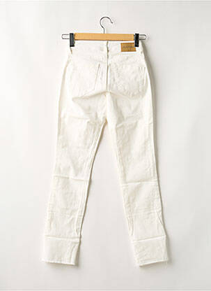 Jeans coupe slim stretch taille normale blanc RED BUTTON femme