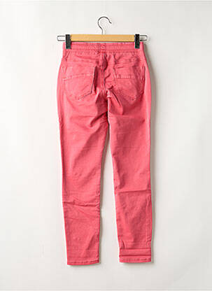 Pantalon droit stretch taille normale rose RED BUTTON femme