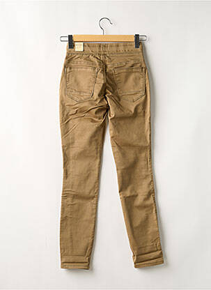 Pantalon slim taille élastique taille normale marron RED BUTTON femme
