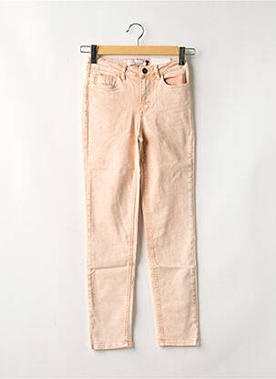Jeans coupe slim stretch taille normale orange YAYA femme