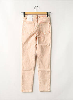 Jeans coupe slim stretch taille normale orange YAYA femme