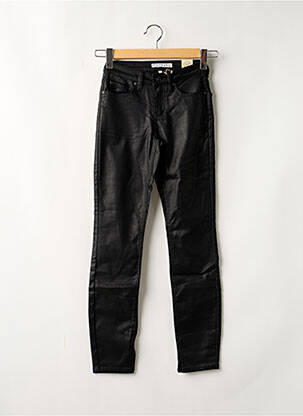 Pantalon slim tissage enduit taille normale noir RED BUTTON femme