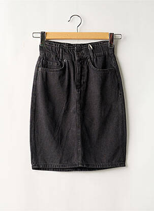 Jupe mi-longue taille haute noir GARCIA femme