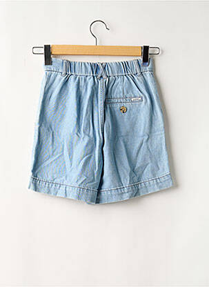 Short tissage denim taille haute bleu GARCIA femme