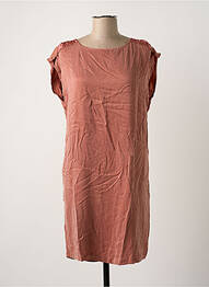 Robe courte manches courtes manches courtes rose YAYA femme