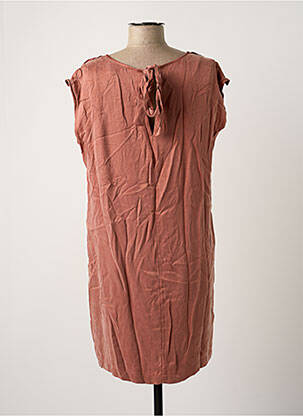 Robe courte manches courtes manches courtes rose YAYA femme