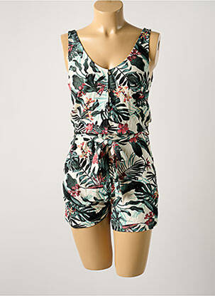 Combishort poches sans manche vert GARCIA femme