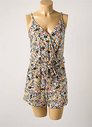 Combishort fines bretelles fines bretelles jaune GARCIA femme