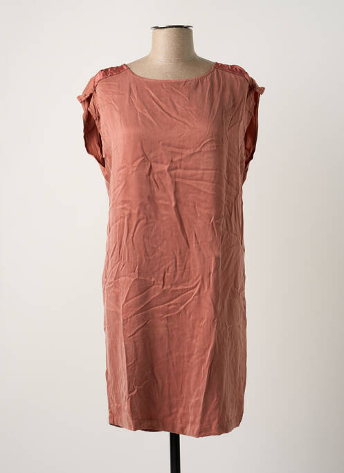 Robe courte manches courtes manches courtes rose YAYA femme