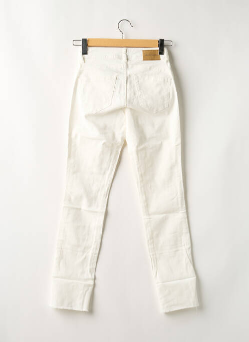 Jeans coupe slim blanc RED BUTTON pour femme