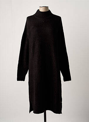 Robe pull col col montant manches longues noir GARCIA femme