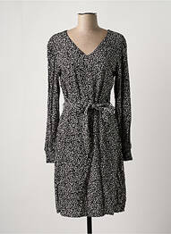 Robe longue manches longues manches longues noir GARCIA femme
