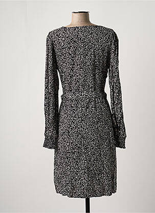 Robe longue manches longues manches longues noir GARCIA femme