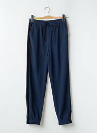 Jogging broderie galons latéraux taille normale bleu TEDDY SMITH femme