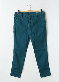 Pantalon chino taille basse taille basse vert TEDDY SMITH femme