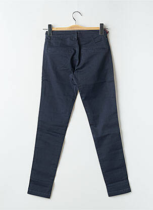 Pantalon chino taille basse taille basse bleu TEDDY SMITH femme